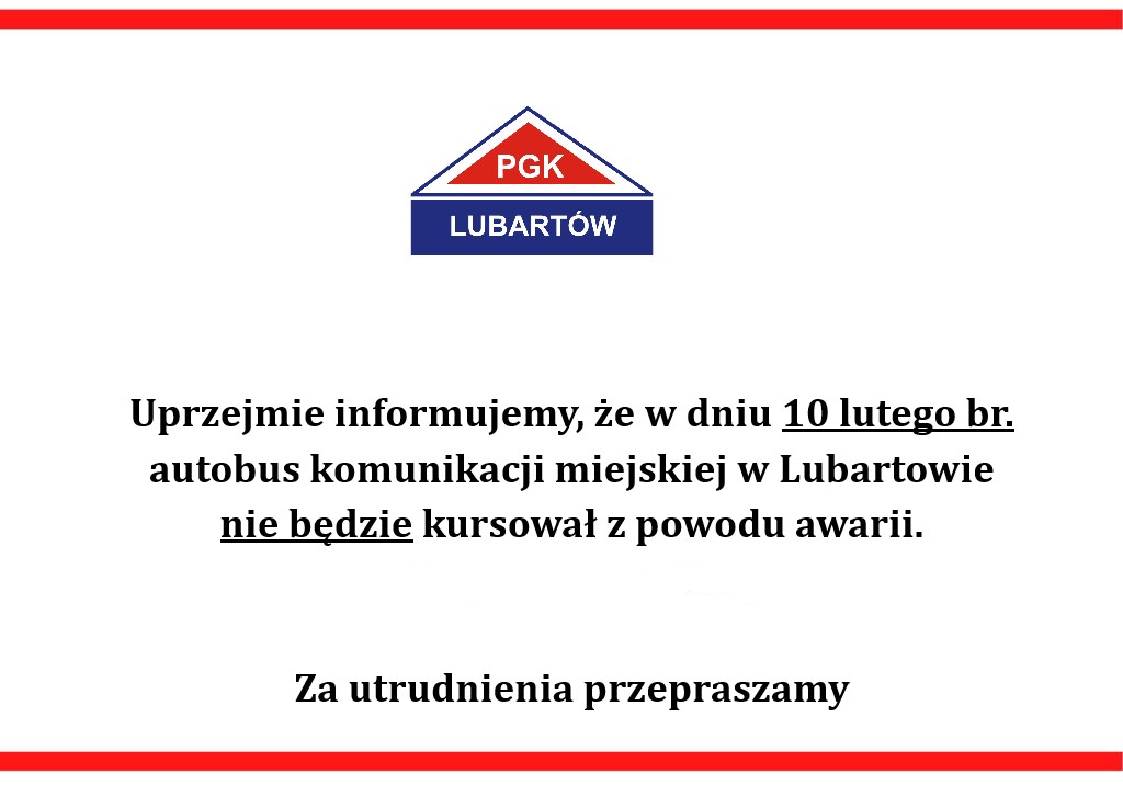 AWARIA KOMUNIKACJI MIEJSKIEJ - 10.02.2023
